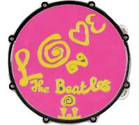 The Beatles - Boucle de ceinture "Love Drum" RO9581 (Taille unique) (Rose)