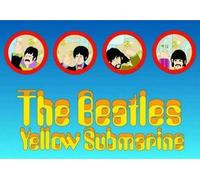 The Beatles - Carte postale "Yellow Submarine", hublot RO9127 (Taille unique) (Bleu/Jaune)