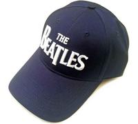 The Beatles Casquette De Baseball Classic Drop T Band Logo Officiel Navy Bleu Size One Size
