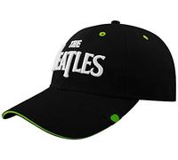The Beatles Drop T Name Black Green Apple Logo Baseball Cap Hat Official