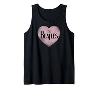 The Beatles - Design rétro en Forme de cœur Rose Débardeur