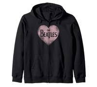 The Beatles - Design rétro en Forme de cœur Rose Sweat à Capuche