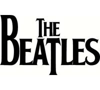 The Beatles Fab Autocollant 4 bandes 15,2 cm de large pour voitures, ordinateurs portables, tablettes, skateboard - Noir
