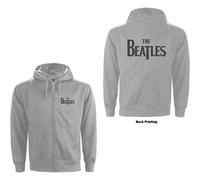 The Beatles Grey Drop T Logo Autorisé Vestes à Capuches