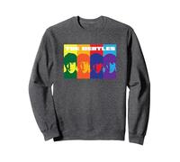 The Beatles - Hard Days Night Sweatshirt, Unisexe pour Adultes, Chiné Foncé, M