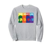 The Beatles - Hard Days Night Sweatshirt, Unisexe pour Adultes, Gris Chiné, L