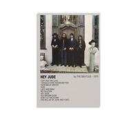 The Beatles Hey Jude - Décoration murale moderne ultra transparente - Pour bureau, salon et chambre - Style sans cadre - 20 x 30 cm