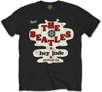 The Beatles - "Hey Jude/Revolution" T-shirt Homme/Dame Unie RO1251 (XL) (Noir)