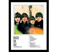 The Beatles - Impression encadrée "Beatles For Sale" PM10353 (40 cm x 30 cm) (Blanc/Noir)