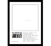The Beatles - Impression encadrée "White Album" PM10362 (40 cm x 30 cm) (Blanc)