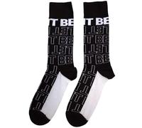 The Beatles Let It Be Text Outlines Repeat Ankle Chaussettes Size One Size
