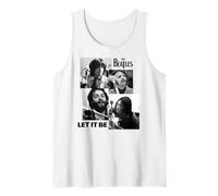 The Beatles Let It Be Tiles Rock Pop Band Débardeur