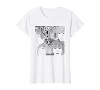 The Beatles Music Band Revolver Album Cover T-Shirt, Femme, Blanc, L
