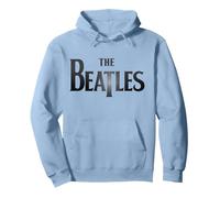 The Beatles Official Drop-T Gloss Rock Pop Music Band Sweat à Capuche, Unisexe pour Adultes, Bleu poudré, M