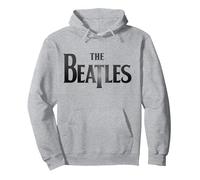 The Beatles Official Drop-T Gloss Rock Pop Music Band Sweat à Capuche, Unisexe pour Adultes, Gris Chiné, L