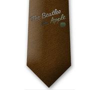 The Beatles - "On Apple" cravate homme/femme unie RO9859 (taille unique) (Ombre/argent)