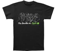 The Beatles - "On Apple" T-shirt pour femme RO391 (M) (Noir)