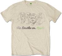 The Beatles - "On Apple" T-shirt unie homme/femme RO2389 (XL) (Sand)