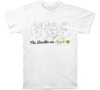 The Beatles - "On Apple" T-shirt unie homme/femme RO257 (XL) (Blanc)