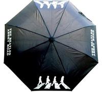 The Beatles - Parapluie pliable Abbey Road RO9636 (Taille unique) (Noir/Blanc)