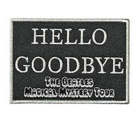 The Beatles Patch Hello Goodbye Magical Mystery Tour Embroidered Iron On Size Accessory Size