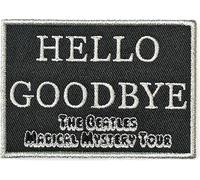 The Beatles - Patch "Hello Goodbye" RO6405 (taille unique) (Noir/Blanc)