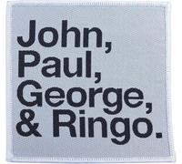The Beatles - Patch "John Paul George & Ringo" RO6892 (taille unique) (Noir/Bleu clair)