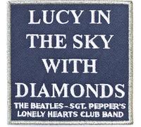 The Beatles - Patch "Lucy In The Sky With Diamonds" RO6887 (taille unique) (bleu foncé/blanc/argent)