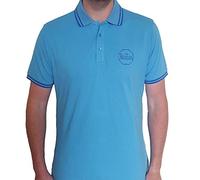 The Beatles Polo Chemise M - Logo Drum Bleu, Bleu, M