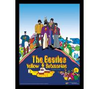 The Beatles - Poster encadré "Yellow Submarine" TA11373 (Taille unique) (Coloré)