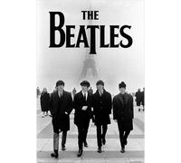 The Beatles - Poster, Tour Eiffel, papier PM6398 (91,5 cm x 61 cm) (Noir/Gris)