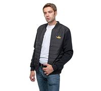 The Beatles Quilted Veste Yellow Submarine Band Logo Nouveau Officiel Noir Size M
