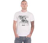 The Beatles Revolver Album Cover T-Shirt, Blanc, (Taille Fabricant: Large) Homme