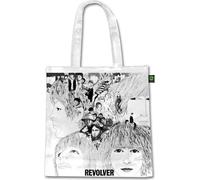 The Beatles - Sac de transport "Revolver" RO9454 (taille unique) (Blanc/Noir)