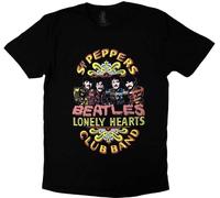 The Beatles - "Sgt Pepper 2" T-shirt homme/femme unie RO11051 (L) (Noir)