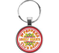 The Beatles - "Sgt Pepper" Porte-clés émaillé RO10327 (Taille unique) (Blanc/Jaune/Rouge)