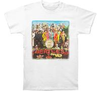 The Beatles - "Sgt Pepper" T-shirt homme/femme unie RO2264 (M) (Blanc)