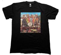 The Beatles - "Sgt Pepper" T-shirt homme/femme unie RO4979 (L) (Noir)
