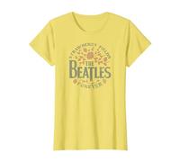 The Beatles - Strawberry Fields Forever Design T-Shirt, Femme, Citron, 3XL