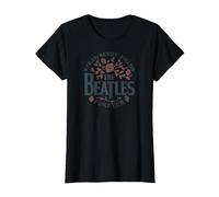 The Beatles - Strawberry Fields Forever Design T-Shirt, Femme, Noir, L