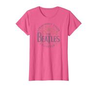 The Beatles - Strawberry Fields Forever Design T-Shirt, Femme, Rose Chiné, L