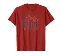 The Beatles - Strawberry Fields Forever Design T-Shirt, Homme, Canneberge, L