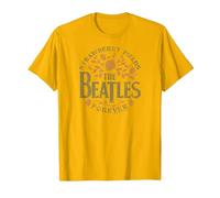 The Beatles - Strawberry Fields Forever Design T-Shirt, Homme, Doré Vif, M