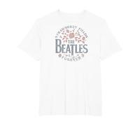 The Beatles - Strawberry Fields Forever Design T-Shirt, Homme Grandes Tailles, Blanc, 6X Tall