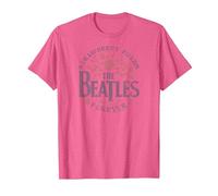 The Beatles - Strawberry Fields Forever Design T-Shirt, Homme, Rose Chiné, L