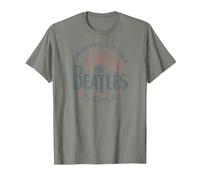 The Beatles - Strawberry Fields Forever Design T-Shirt, Homme, Vert Kaki chiné, 3XL