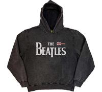 The Beatles - Sweat à capuche homme/femme unie, lavage de pierres RO14420 (S) (Anthracite)