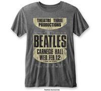 The Beatles - T-Shirt Burnout Col - Carnegie Hall - Men (S)