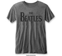 The Beatles - T-Shirt Burnout Col - Drop T Logo - Men (M)