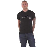Rock Off officially licensed products The Beatles T Shirt Now & Then Handwritten Nouveau Officiel Homme Noir Size L